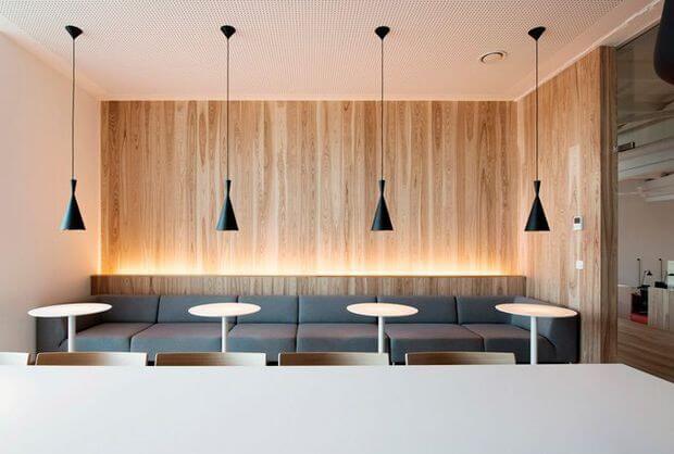 Oficinas Lenne Estonia lamparas diseño Beat Tom Dixon Dimensi-on