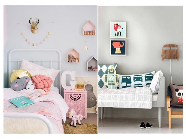 Ideas con textiles para decorar habitaciones de ni+¦o y ni+¦a Dimensi-on